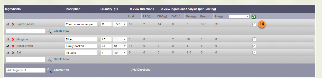 View Ingredient Analysis